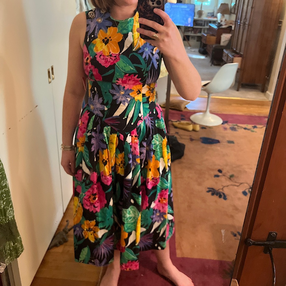 Vintage Floral Dress